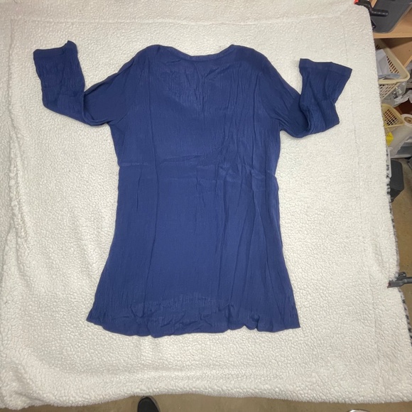 Women’s XL Blue St Johns Bay Tunic Top - Picture 2 of 14